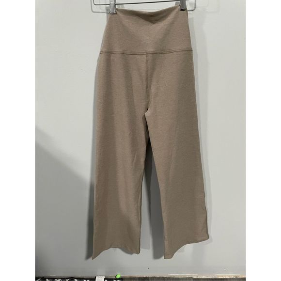 Beyond Yoga Womens Spacedye Retro Cropped Pants In Birch Heather Size Medium - Picture 4 of 8